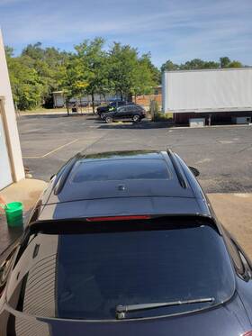 95b817102cygrv Porsche 15 16 17 18 Macan Bare Metal Roof Cut Only Black 2t With Sunroof Hole