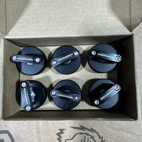 Rockworkx 850018500067 Jeep Wrangler 4 Door Hard Top Quick Removal T40 Torx Thumb Screw 6 Pc Set