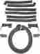 Rr5658v Ctsi 1956-1958 Chevrolet Corvette 11 Pc Convertible Top Roof Rail Weatherstrip Seals