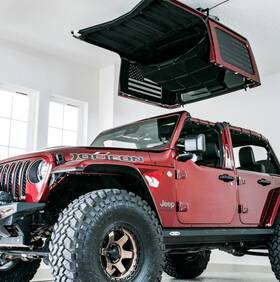 Fo131 Smarterhome Garagesmart Hard Top Lifter Motorized Storage For Jeep Wrangler Bronco Gladiator