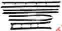 Swol176a-c Montco Mfg 1968 Oldsmobile Cutlass Convertible Window Sweep Seals Belt Line Molding