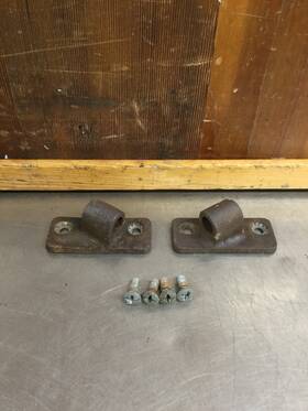 Kt1467 Triumph 716026 Spitfire 1500 Original Hard Top Mounting Bracket Set. Used.