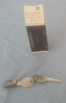 Rear Storage Lock W/keys. Nos Gm 6259512. 78-82 Corvette. Fixed Price $30.00.
