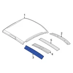 For Dodge Ram 2500 2010 68584390AA Rear Roof Header Panel. Fixed Price $25.69.