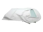 Fits:vw Bug Beetle 68-72 Soft Top W/plastic Window Haartz White Pinpoint Vinyl. Fixed Price $469.06.