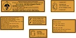 Porsche 1973-1974 911 Targa Carrera (australia Version) Engine Warning Decals. Fixed Price $64.50.