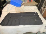 Soft Top Frame Header Bow Covers, New Black Canvas Pair. 53-55 Corvette. Fixed Price $49.00.