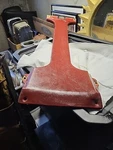 Corvette Interior Center Roof T-top Bar Panel Liner Gm C-3 Oxblood 68-1976. Fixed Price $250.00.