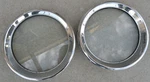 X Ford Thunderbird Porthole Glass Ring Chrome Trim Left/right 1955-1957 Oem. Fixed Price $52300.00.
