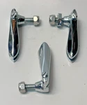 1920 's 1930 Accessory Wind Wing Glass Brackets Clamps (3) New -parts Missing. Fixed Price $63.99.