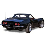 Fits Chevrolet Corvette 1968-1975 Convertible Soft Top Black Canvas Cloth. Fixed Price $326.63.