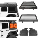 Off-road Roof Rack / Rear Window Molle Panel For 2007-2018 Jeep Wrangler Jk 4DR. Fixed Price $429.09.