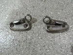 63-67 C2 Corvette Lh/rh Convertible Windshield Header Strikers-gm #3826367/368. Fixed Price $39.95.