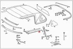 Genuine Mercedes Sl R107 Pull A1077700066. Fixed Price $21.35.