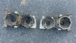 1963 Ford Galaxie Headlight Mounting Bucket Trim Ring Brackets Pair Set Lh Rh. Fixed Price $120.00.