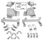 1967-68 Mustang Fastback Roof Trim Bracket 21-PIECES Set New Dii. Fixed Price $206.45.