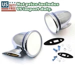Triumph TR4A TR5 GT6 TR250 New Pair Chrome Door Mirrors ( Pieces ) Lh / Rh. Fixed Price $99.73.