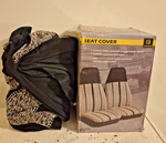 Vintage Saddleman Multi Bucket High Back Seat Cover Black Head Rest- 02452-19. Fixed Price $58.41.