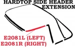 1963-1967 Corvette Weatherstrip Hardtop Side Header Extension Usa Left. Fixed Price $113.95.