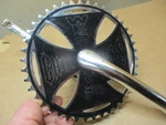 Jesse James West Coast Chopper Bicycle Crank Set. Fixed Price $55.00.