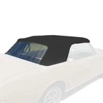 Mustang Convertible Top & Rear Plastic Curtain Kit Vinyl Black 1971 1972 1973. Fixed Price $584.95.