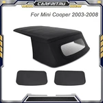 Convertible Soft Top Fit For Mini Cooper 2003-2008 Black W/ Glass Window. Fixed Price $280.00.