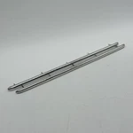 (2) Porsche 356 Cabriolet Top Trim Piece Aluminum Side Window Tack Strip Nailer. Fixed Price $165.00.