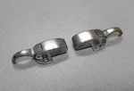 Pair Of Used Original Genuine Porsche 356A Cabriolet Chrome Top Latches. Fixed Price $325.00.