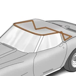 1968-1975 C3 Corvette Hardtop Weatherstrip Seal Kit 4 Piece Usa. Fixed Price $569.95.