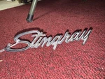 1969-1973 Chevy Corvette Stingray Front Fender Emblem Trim Molding Ornament Oem. Fixed Price $40.00.