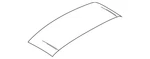 Genuine Mazda Top Panel N248-R1-630B-2M. Fixed Price $533.58.