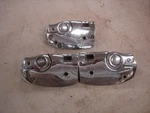 1966 1967 Chevelle Gto Lemans 442 Gs Convertible Chrome Sun Visor Mounts Oem Gm. Fixed Price $45.00.