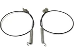 1968 Late - 1975 Corvette Convertible Top Release Tension Cables Of Two 2 C3. Fixed Price $47.70.
