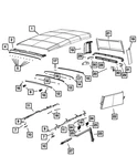 Genuine Mopar Soft Top Cover 6YQ85SX9AB. Fixed Price $458.56.