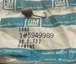General Motors Nos New 5949989 Head Light Lamp Beam Adjusting Spring Corvette. Fixed Price $10.00.