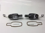 New Triumph Spitfire MK4 1500/GT6 MK3 Pair Door Handle, Gasket & Key - 915633/4. Fixed Price $255.11.