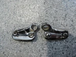 63-67 C2 Corvette Lh/rh Convertible Windshield Header Strikers-gm #3826367/368. Fixed Price $39.95.