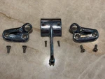 63-67 C2 Corvette Convertible Header Strikers & Rear View Mirror Support Bracket. Fixed Price $55.75.
