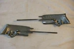 1968 Ford Mustang Shelby Convertible Top Latch Sun Visor Bracket Pair. Fixed Price $52.11.