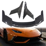 Cf Front Bumper Side Spoiler Lip Kit For Lamborghini Huracan LP610 2014-2019. Fixed Price $999.00.