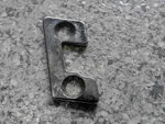 56-62 C1 Corvette Lh Hard/soft Top Header Latch Cover Plate--gm# 3716391-USED. Fixed Price $14.95.