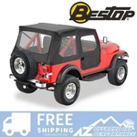Bestop Tigertop Soft Black Crush W/ 1 Piece Doors For 76-86 Jeep CJ7. Fixed Price $1199.99.