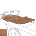 New Tan Tonneau Cover Full Lhd Triumph TR6 1970-76 Robbins Brand Made Usa. Fixed Price $599.95.