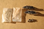 1957L-1962 Corvette Original Soft Top Mount Rear Latches On Deck Lid Pair. Fixed Price $150.00.