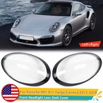 Pair Headlight Lens Cover Fit Porsche 991 911 Targa/carrera 2013-2018 Left+right. Fixed Price $68.99.