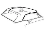 Mustang Convertible Top Weatherstrip Kit 5 Pieces 1969 1970. Fixed Price $131.95.