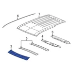 For Dodge Durango 2011-2026 55369449AG Front Roof Header Panel. Fixed Price $130.90.