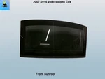 1Q0871139C 07 To 16 Volkswagen Eos Front Glass Window Oem. Fixed Price $489.00.