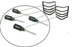 Range Rover Classic Aluminum Mounting Hardware Kit For Rear Lamp Guards STC8027. Fixed Price $29.00.