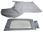 Fits Rolls Royce 66-92 Convertible Top & Plastic Window Grey German Canvas. Fixed Price $939.06.